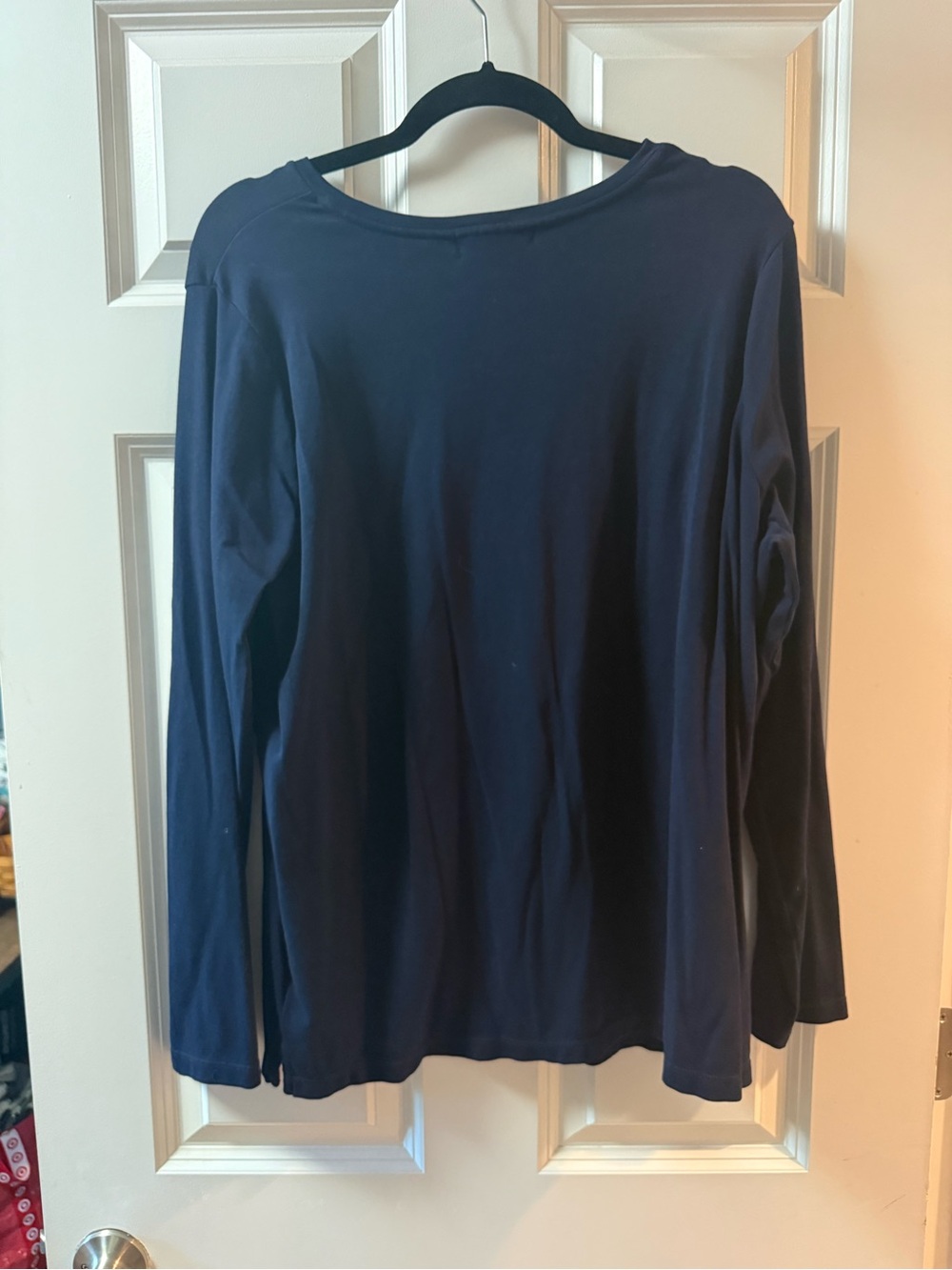 Ralph Lauren Navy Long-Sleeve Crew Tee - Picture 2 of 3